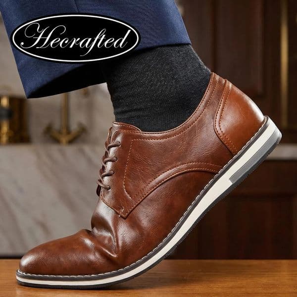 Leather loafer men fashion comfortable casual shoes men 260604