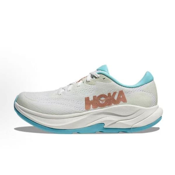 HOKA ONE ONE RINCON 4 Unisex Black Low Top Air Cushion Sneakers, Lightweight Shock Absorbing Breathable Running Shoes for Daily Casual Use