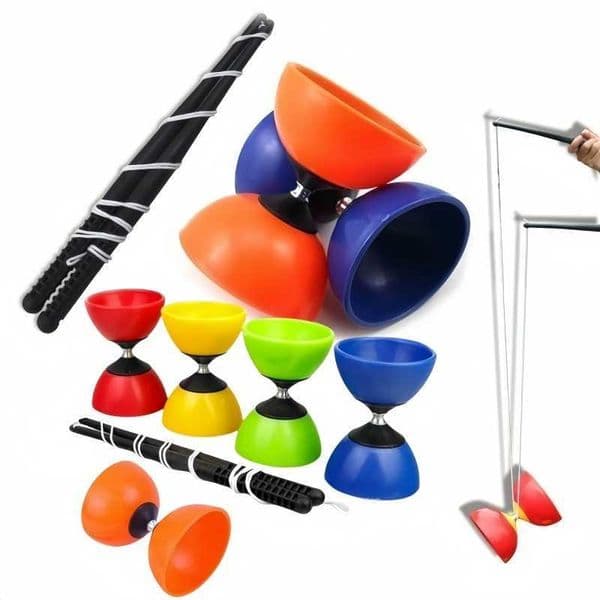 Durable High Quality Entertainment Supplies Leather Chinese Diabolo Bowl Shape Soft Chinese Yo-yo Thicken Diabolo Toy Child L260604