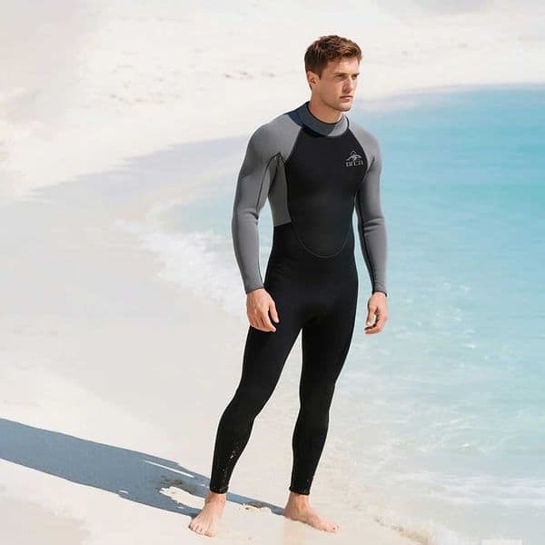 3MM Wetsuits Men Neoprene Diving Surfing Swimming Full Suits Cold Water Keep Warm Zipper Water Sports Full Diver Suit Z260604