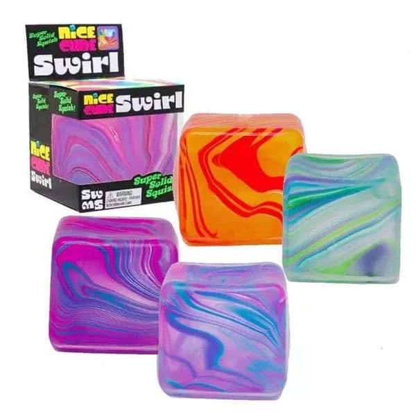 5.5cm Ice Squishy Simulated Stress Ball Ornament Anti-Stress Fidget Toys Squeeze Cube Desk Accessiories 26L0604