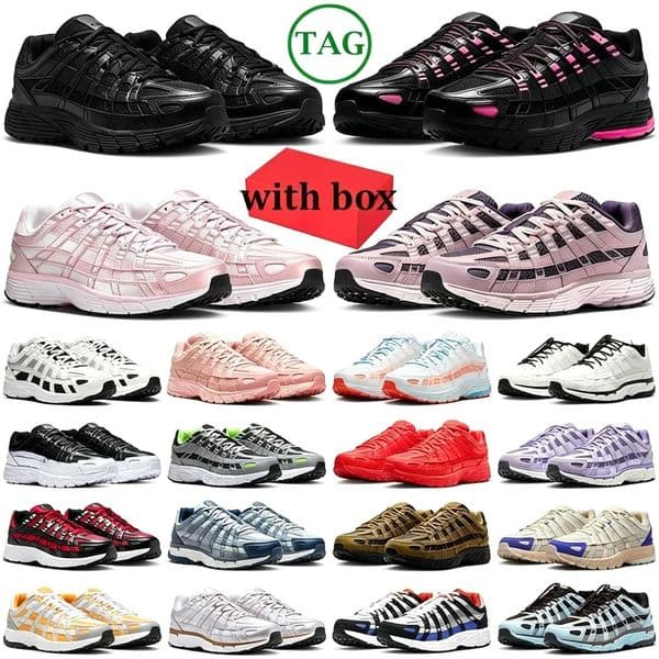 Designer Shoes P6000 trainer P 6000 Men Women Sneakers Metallic Sier Triple Black White Anthracite Grey Outdoor Sports Trainers Casual Running shoes