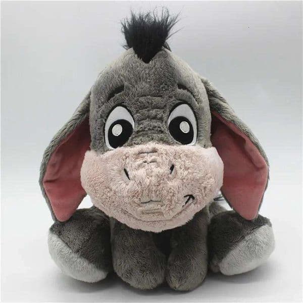 Plush Dolls 28cm Cute Cartoon Gray Donkey Stuff Animal Soft Toy Doll Birthday Children Gift Collection