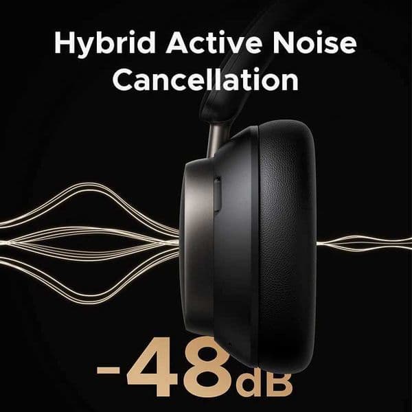 ANC Wireless 48dB Headphones Over Ear Bluetooth Earphones Active Noise Cancellation Hi-Res LDAC 120h PlaytimeL26