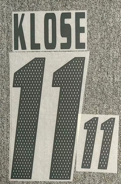 2026 New 2002 #11 outdoor Klose Nameset #13 BALLACK Printing DIY Customize Any Name Number Iron Transfer Badge Free Shipping 22