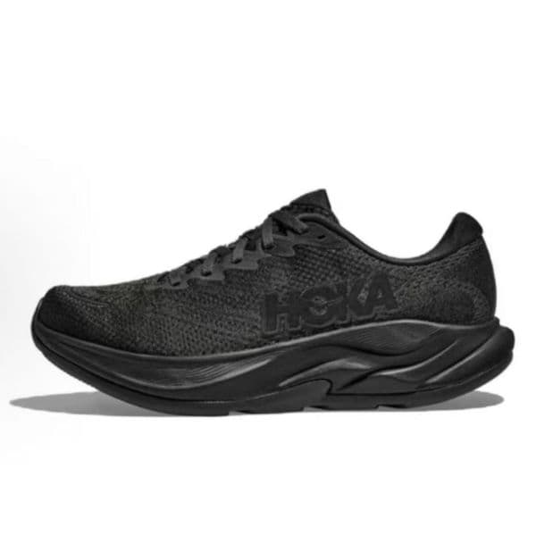 HOKA ONE ONE RINCON 4 Black All-match Unisex Sneakers, Lightweight Wearproof Air Cushion Sports Shoes for Running and Outdoor Leisure
