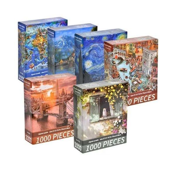 7050CM 1000 Piece Puzzle for Adults Challenging Decompression Creative Home Decoration Gift All Special Occasions L260604OCCU