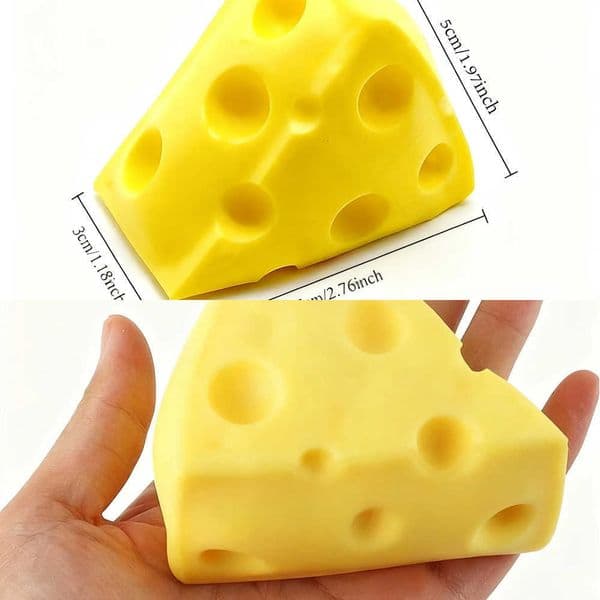 Toy Shaped Squeeze Cute Cheese Soft And Fun With Slow Rebound Texture Great For Stress Relief Daily Leisure Holiday Gifts L260604