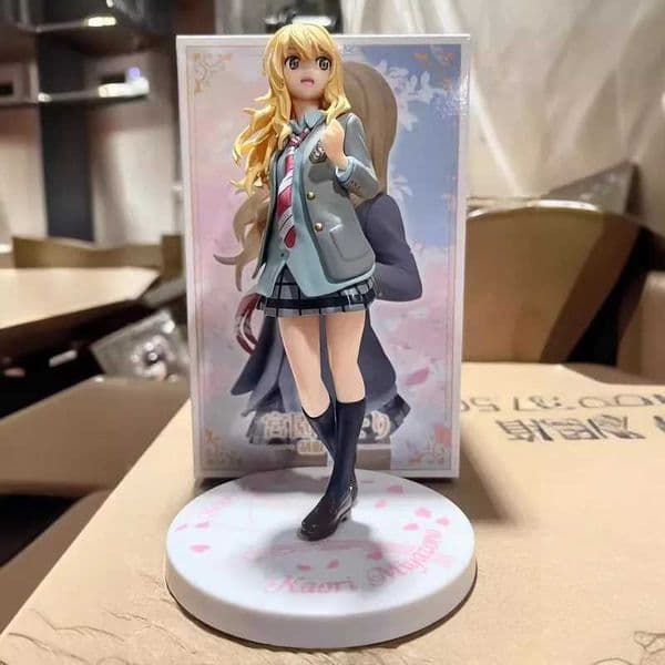 Your Lie In April Anime Kaori Miyazono Hand-Made School Uniform Action Figure Collectible Model Ornament For Figurine Toy L260604PIS7