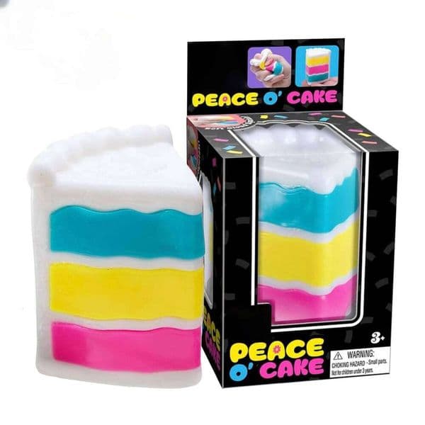 NeeDoh Peace O'Cake Shape Sensory Squeezing Relieve Stress Toy is the best item for students with high office pressure Gifts 26L0604 26L0604