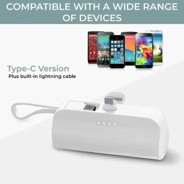 Power 50000mAh Mini bank external battery plug-in power bank for iPhone12 13 14 15 Samsung Huawei and portable power bank L260604