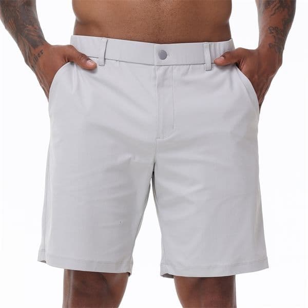 Mens Cargo Trendy Shorts Casual Elegant Golf Pants Suit Shorts Work Dress Shorts with Concealed-Type Zipper Side Pockets 260529