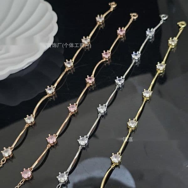 Swan Jewelry Designer Swarovskinecklace Swarovskilieds Swarovskiity Luxury Bracelet For Woman Men Luxe Bangle Bamboo Knot Bracelet Round Diamond Crystal Bangle