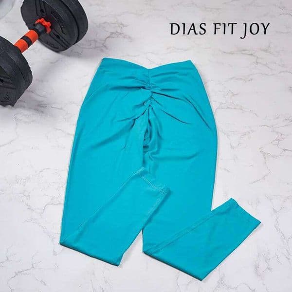 DIAS FIT JOY Women's Yoga back V-waist buttocks lifting high waist and fitness sports pants 26W0604