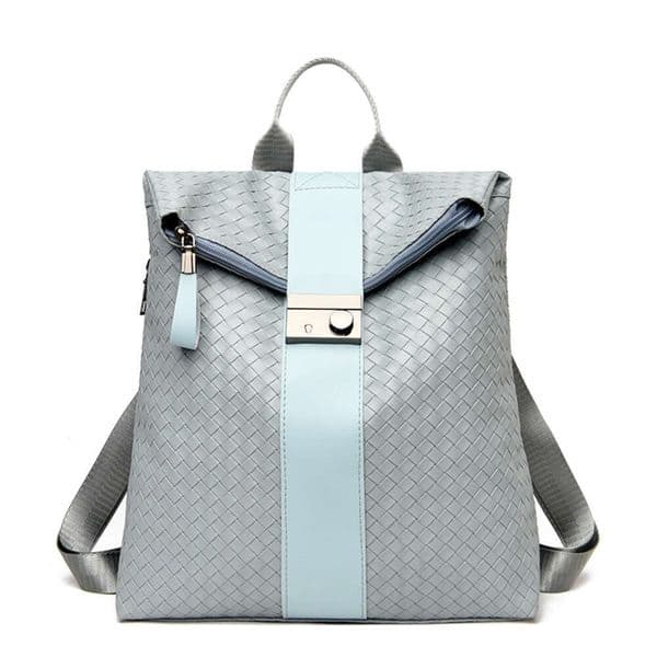 Weave Backpacks Luxury Bag Famous Designer Double Backpack Casual And Fashionable Woven Folding Tote Bag, Large Capacity Women's Backpack E08