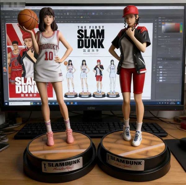 Classic Basketball Manga Akagi Haruko Ayako Gk Resin Statue Action Figure Collection Model Desk Decor Gift L260604YK1L