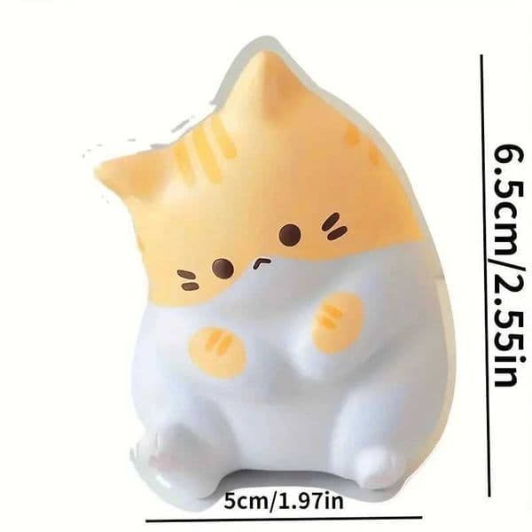 Adorable Cat 1Pc Squeeze Toys for Kids Adult Soft Pinch PU Slow Rebound Balls Pop Fidget Toys Halloween Christmas Gifts Z260604