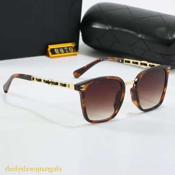 Designer channels sunglasses Eyewear Plain Black Frame Glasses Square Frame Glasses Women Big Face Slimming Flat Glasses Frame 0769 cc sunglasses