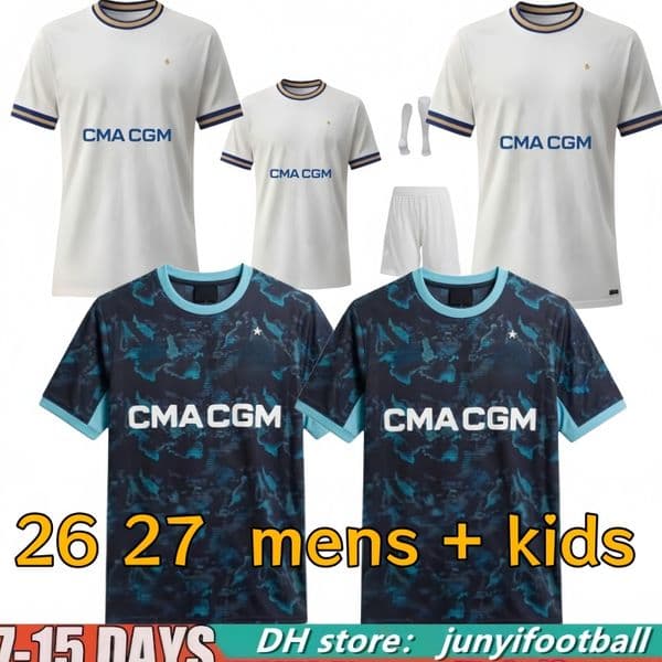 Maillot Marseille jerseys 26 27 Marseille OM Monumentale Soccer Jerseys 2026 2027 16-4XL Fans PLAYER Men Football Shirts Kids Kit GREENWOOD RABIOT MEDINA PAIXAO 888