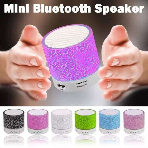 Mini Bluetooth Speaker Wireless Loudspeaker Crack SD Card USB Subwoofer Portable MP3 Music Sound Column Hand Free For PC Phone 26W0604