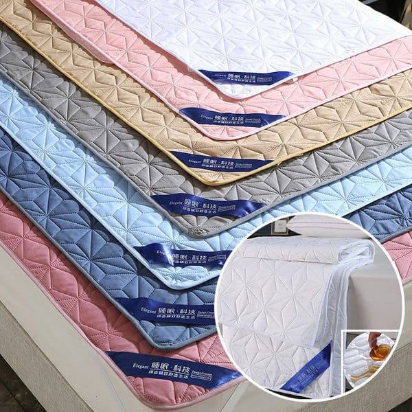 100% Waterproof Bedspread On The Bed King Size Bed Cover Quilted Mattress Pad Washable Mattress Protector For Pet Dog Bed Linen 260603