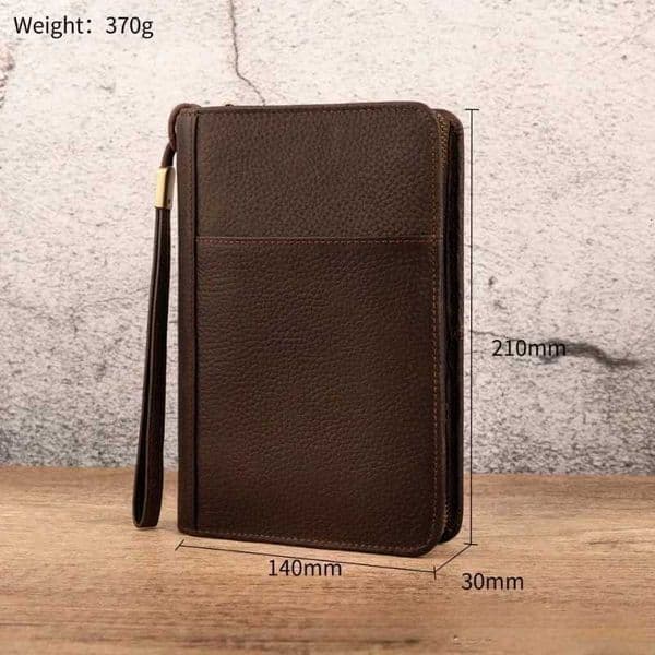 Multi-function Vintage Leather Mens Humidor 5-piece Travel Wrist Convenient Portable Cigar Case Travel Accessories J260604