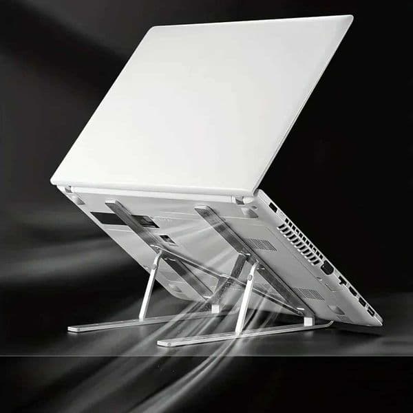 Aluminum Portable Alloy Laptop Stand Foldable Heightened Adjustable Notebook Tablet Cooling Base Desktop Ergonomic Metal BracketT2600604