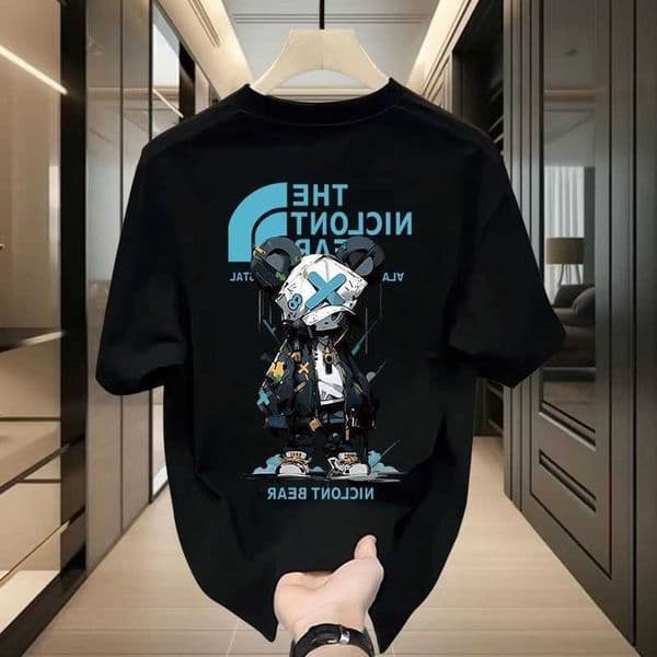 style Summer new casual mens and womens printed short-sleeved100 cottonT-shirt - Loose fit versatile and fashionable T-shirt T260603