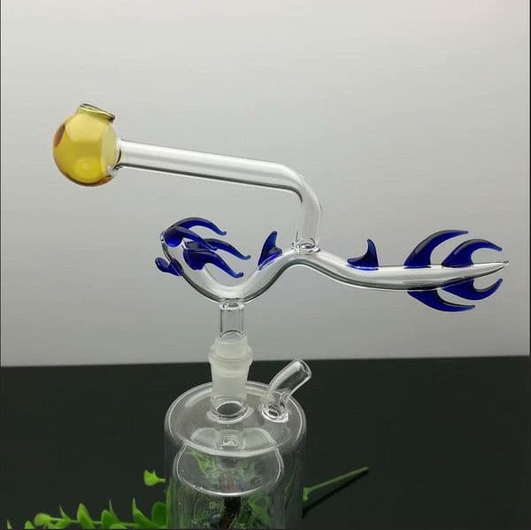 Straight Frog Football Pot ,Wholesale Bongs Oil Burner Pipes Water Pipes Glass Pipe Oil Rigs Smoking Free Shipping 2024