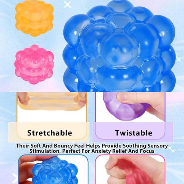 music New three-dimensional candy kneading adult kids Stress Relief Squeeze sensory Toys Decompression Simulation Cube L260604
