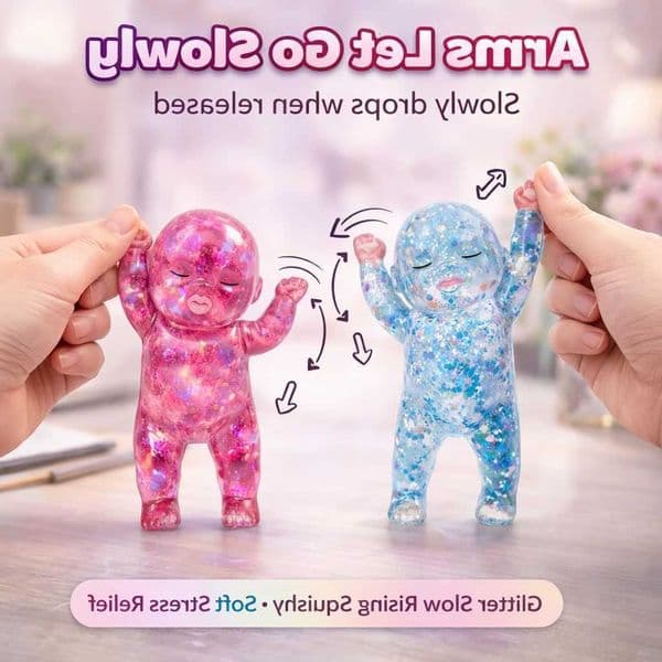 Squeeze Baby Vivid Toy Sugar Squishy Baby Slow Stress Ball Rebound Decompression Toy For Adult Kid Relieve Stress Home Decor M260604