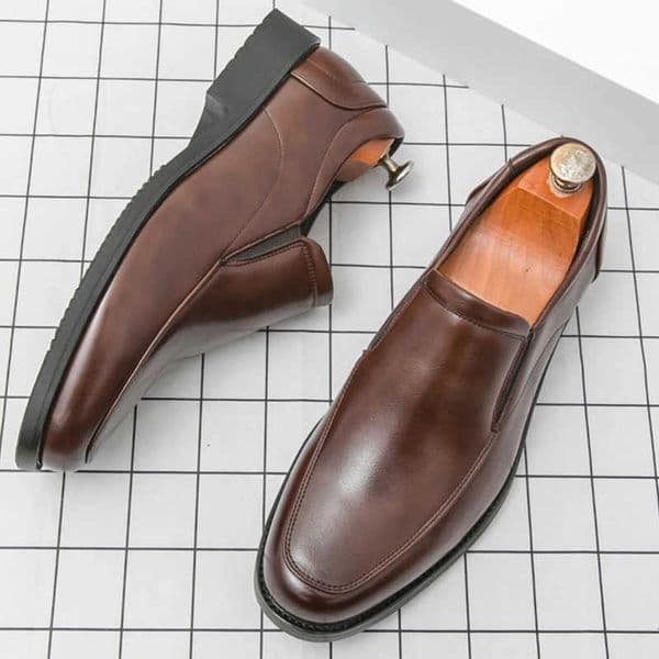 Casual Leather Trend Shoes For Men Slip On Leather Loafers Men Quality Mens Dress Shoes Social Party Leather Shoes Man S260602