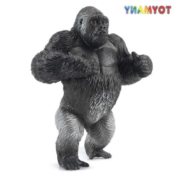 Simulation Toymany Gorilla Primate Wildlife Animal Model Toy Mini Figures Dolls Action Figurines Toys Children Gift Cake Decora L26060459HZ