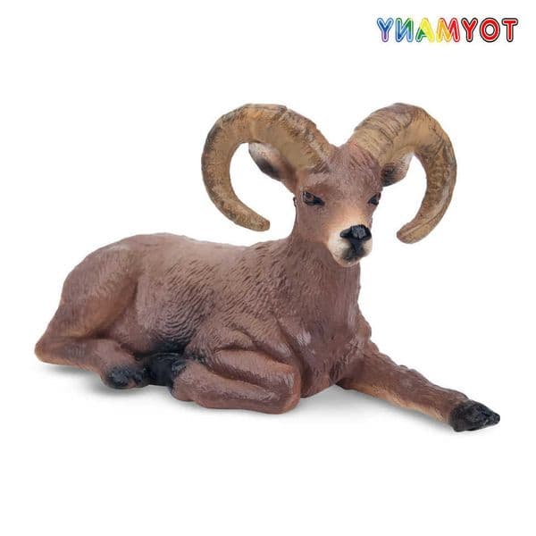 Simulation Toymany Bighorn Sheep Wildlife Animal Model Toy Mini Figures Dolls Action Figurines Toys Children Gift Cake Decoratio L2606041O05