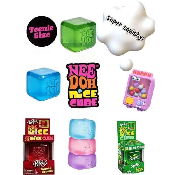 Trending Nee Doh Jellyfish Cube Squish Soft Jelly Squeeze Stress Relief Fidget Toy, Sensory NeeDoh for Kids & Adults 26L0604 26L0604