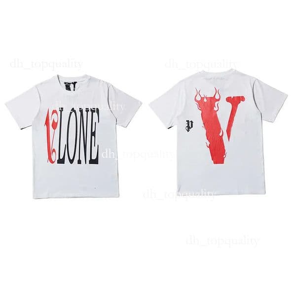 Designer Vlonely Mens Clothing Vlond Tshirts Breathable Tee Shirt Graphic Short Sleeve Crew Neck Trendy Shirts Harajuku Cotton Printed V Men Womens T Shirts 9e4