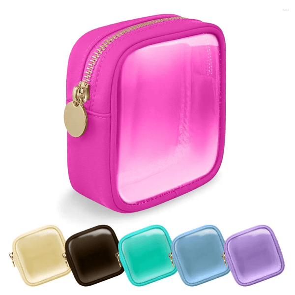 Cosmetic Bags Organizer Pvc Bag Multi-function Zipper Makeup Organizers Waterproof Small Pouch Women