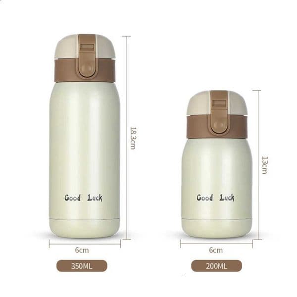 Cute Candy Mini Thermos 200ml/350ml Cup Kids Cartoon Water Bottle Stainless Steel Thermal Coffee g Vacuum flask insulated 250812BJ Y260604