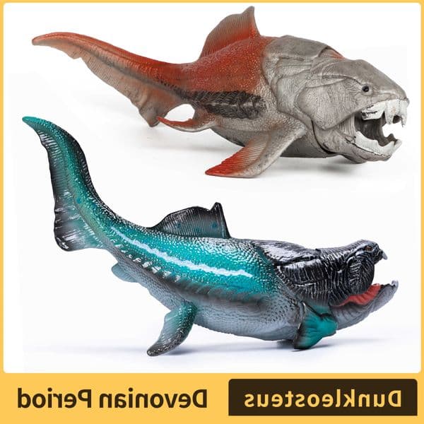 Restic Dinosaurs Dunkleosteus Figurine with Movable Jaw - Prehistoric Jurassic Dino Toy Education and Fun for Boys and Girl L260604KR29
