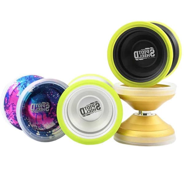 Professional yoyo 10 Ball Bearing Metal Yoyo Alloy Wrapped in plastic rings 7075 Aluminum High Speed Yo Toys L260604
