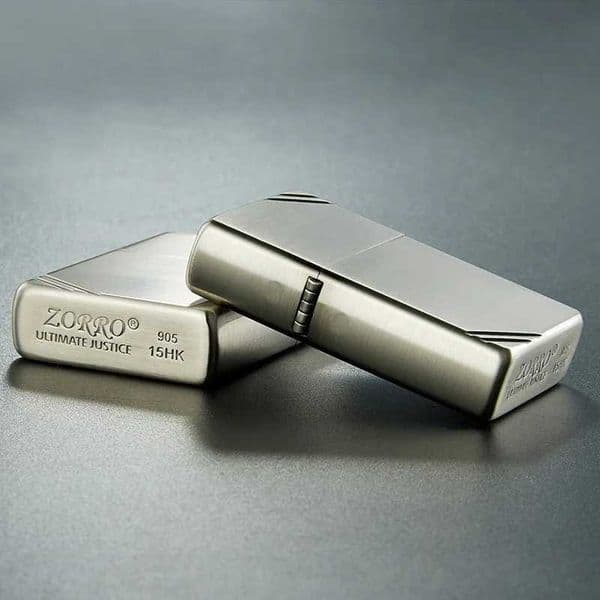 Windproof e Copper Metal Personali Creative Square Retro Vintage Parallel Line Kerosene Lighter J260604