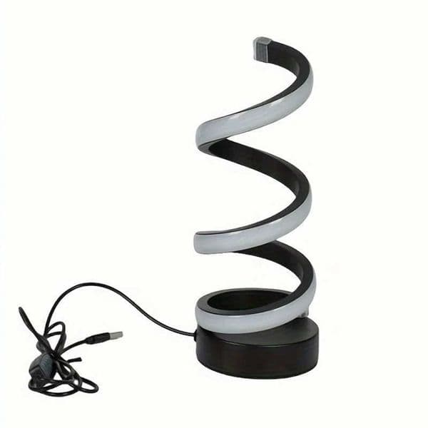 3 Bedroom Bedside Lamp Color Adjustable Dimmable Touch Light USB Modern Simple Dimmable Spiral Night Lights Lamp C260604