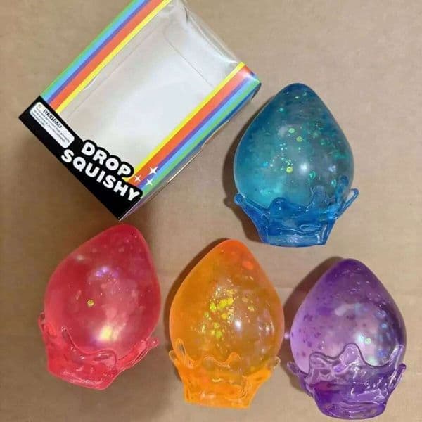 Needoh Water Droplet Shape Confirmation Blind Box Stress Relief Squeeze Slow Rebound Boy Girl Surprise Toy Kawaii Gift 26L0604 26L0604
