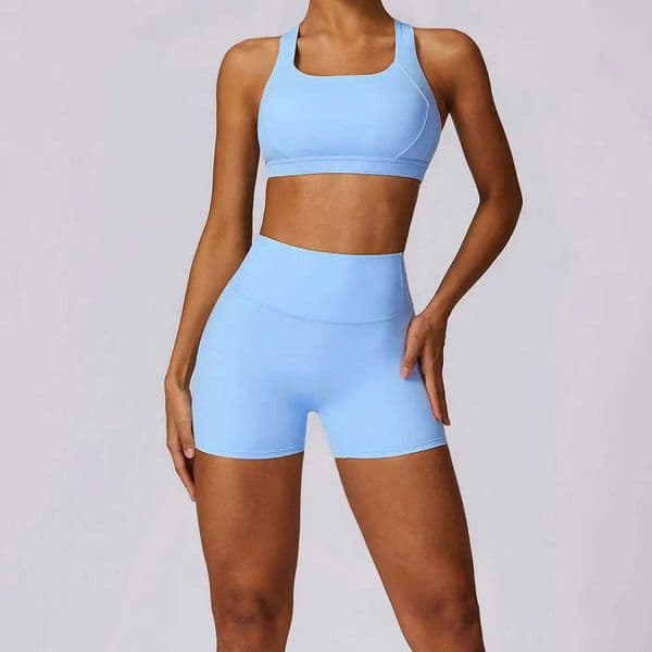 Spring Womens Yoga Outfit Set - Quick Dry Naked Feeling Sports Wear for Gym Training Morning Running Fitness Workout Clothes T260604