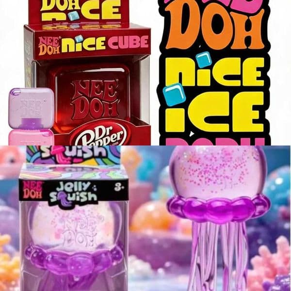 Jellyfish Doh Fashion and Nee Cube Squeeze Toys Soft Jelly Sensory Stress Relief Toys NeeDoh L260604