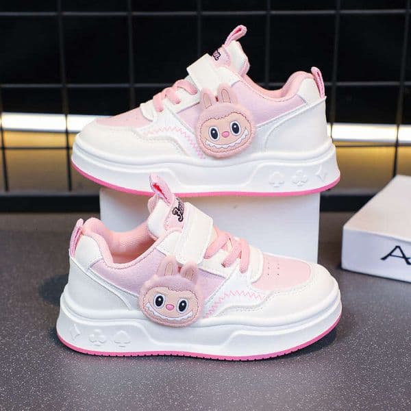 2025 Autumn New Children's Sports Comfortable Breathable Casual Running Shoes Girls Student Cartoon Sneakers
