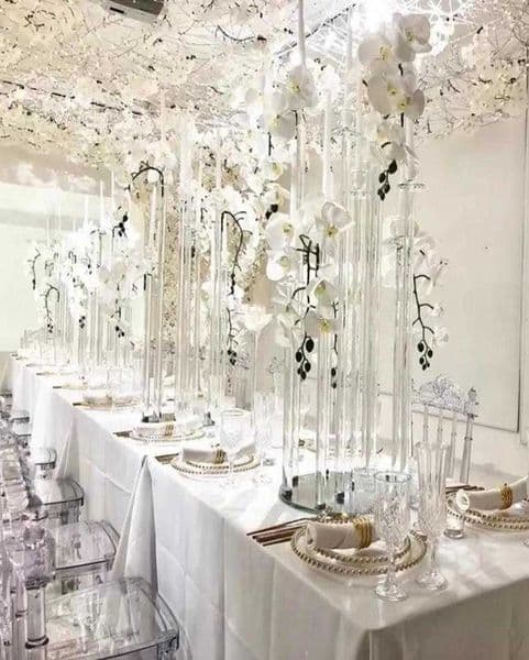 Candelabra Candle Wedding Clear Decoration Centerpiece Holder Acrylic Candlesticks for Weddings Event Party7270730 Y260604