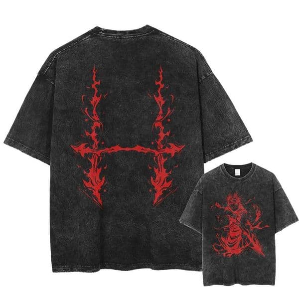 Harajuku Streetwear Men Women Vintage Oversize Tee Unisex Anime Graphic Print T-Shirt Summer Short Sleeve Casual Cotton Tshirt C260604