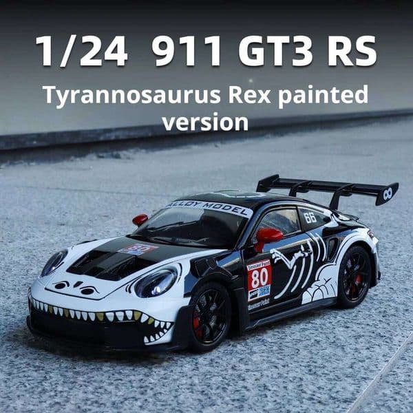 1/24 911 GT3 RS High Performance Super Exquisite Alloy Simulation Car Model Boys Children Toy Collectible Brithday Gitfs 26L0605