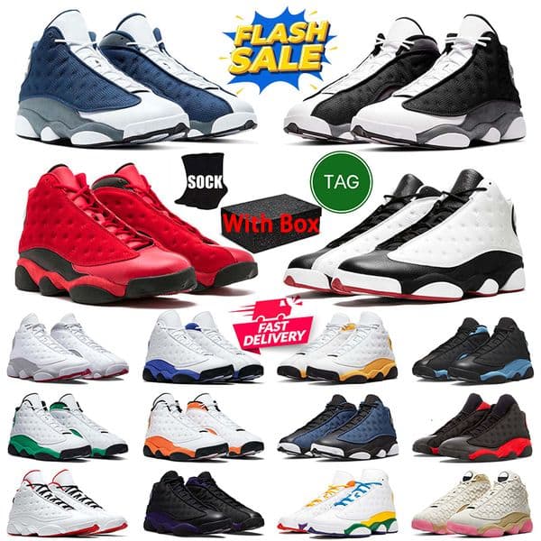 Designer Men Midnight Navy 13s Basketball Shoes Reverse He Got Game Wheat University Blue Wolf Grey Black Flint Playoffs Lucky Green Sneaker for Women